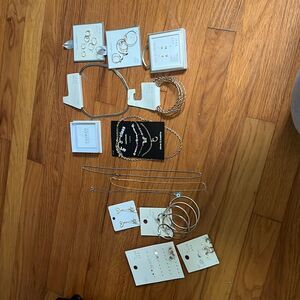 a new day Silver and Gold Jewelry Set